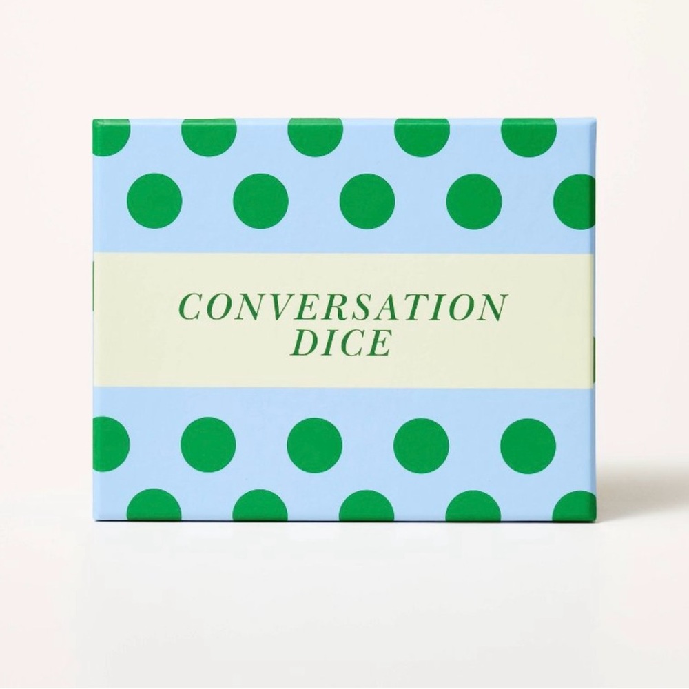 Kate Spade ♠️ Blue and Green Polka Dot Conversation Dice NWT